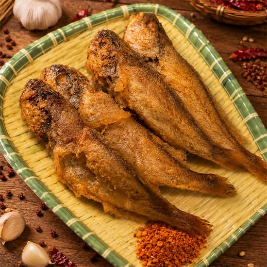 香炸黄花鱼4pcs Deep Fried yellow croaker4pcs
